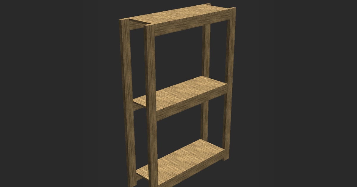 The Chunky Garage Shelving as designed in TimberTinker