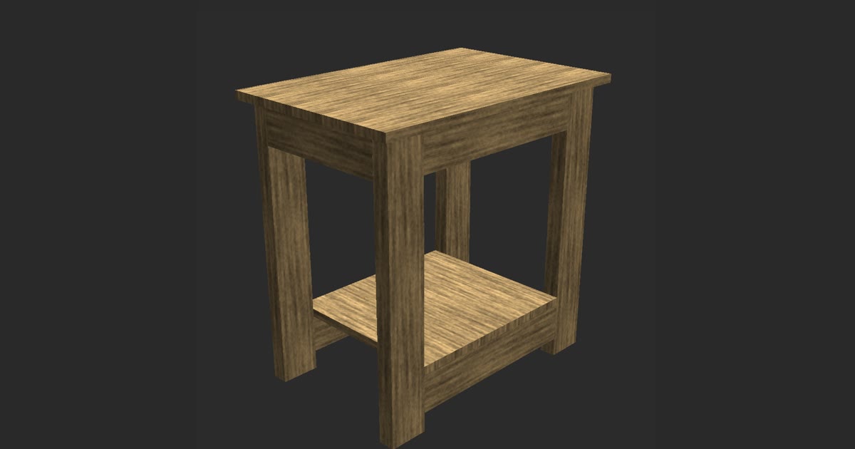 The Rustic Printer Stand as designed in TimberTinker